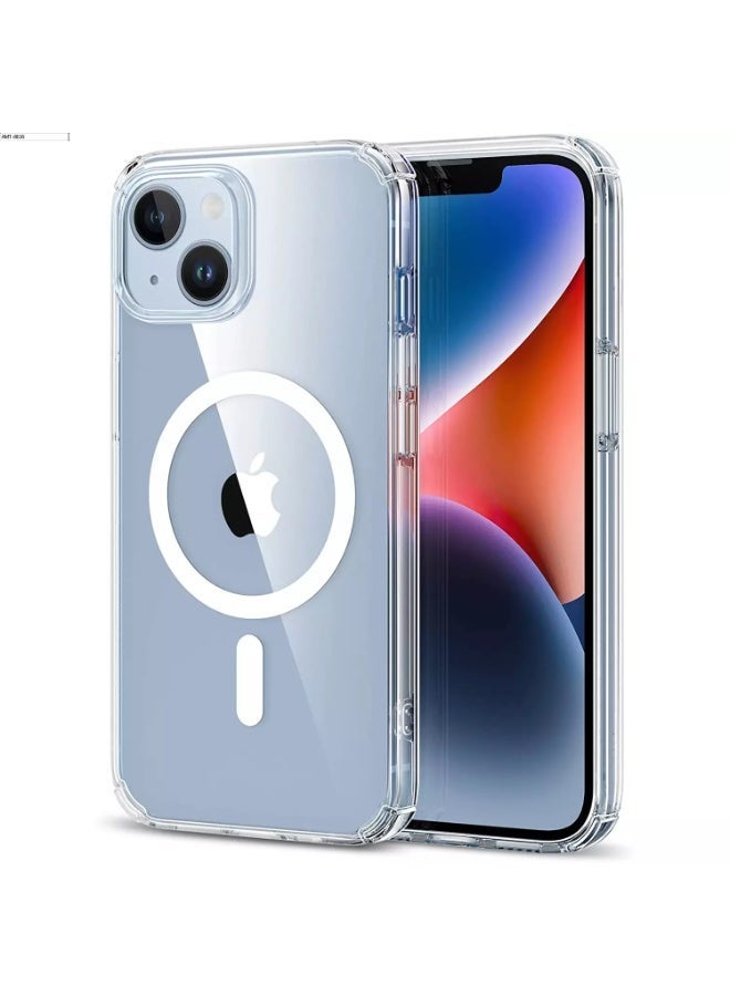 جولبينبوكس جراب هاتف شفاف لهاتف آيفون 14 بلس | غطاء حماية نحيف | جراب خلفي مقاوم للصدمات | تصميم شفاف مقاوم للخدوش | حماية يومية خفيفة الوزن - Image 1